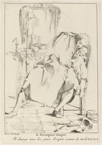 Le Perruquier fatigué (The Tired Wigmaker) スウェーデン語 av Giovanni David