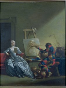Harlekinmålaren, ca 1742
