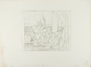 Aeneas presenterar sin son Ascanius för Dido av Giovanni Domenico Tiepolo