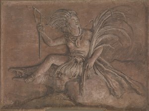 Amerika. av Giovanni Domenico Tiepolo