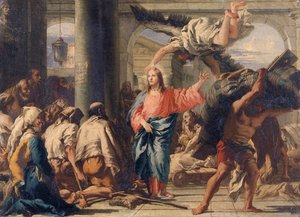 "Kristus vid Bethesda-dammen", 1780 av Giovanni Domenico Tiepolo