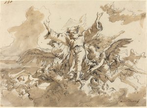 Skapandet av universum av Giovanni Domenico Tiepolo