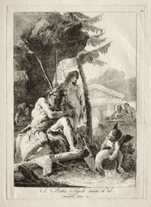 Flodfigurer av Giovanni Domenico Tiepolo