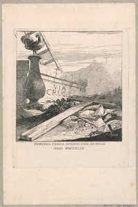 Frontispice av Via crucis (Korsets stationer) av Giovanni Domenico Tiepolo