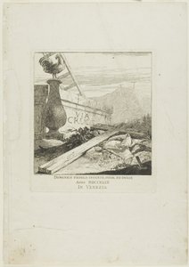 Frontispice till Stations of the Cross av Giovanni Domenico Tiepolo