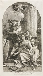 Martyrium av St. Agatha. av Giovanni Domenico Tiepolo