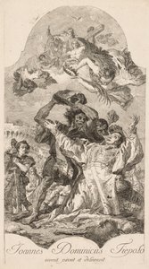 Sankt Stefans martyrskap av Giovanni Domenico Tiepolo