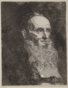 Den skäggige gamle mannen av Giovanni Domenico Tiepolo