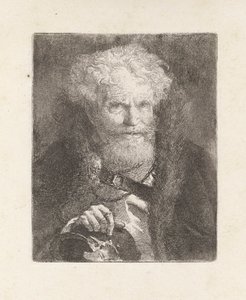 Gammal man med hjälm, från Raccolta di Teste (Samling av huvuden) av Giovanni Domenico Tiepolo