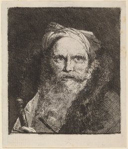 Gubben med ett svärd av Giovanni Domenico Tiepolo