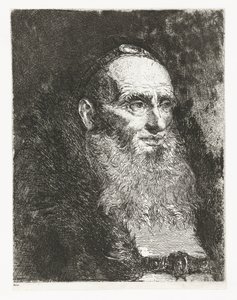 Gammal man Samling av huvuden (serietitel) Raccolta di Teste (serietitel) av Giovanni Domenico Tiepolo
