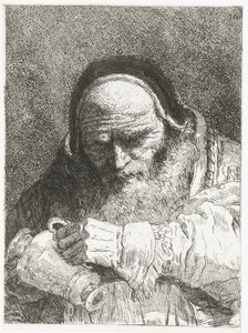 Påve med kanna Samling av huvuden (serietitel) Raccolta di Teste (serietitel) av Giovanni Domenico Tiepolo