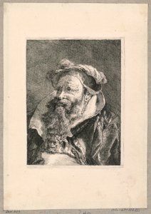 Samling av huvuden av Giovanni Domenico Tiepolo