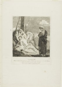 Nedtagningen, plansch tretton från Korsvägsstationen av Giovanni Domenico Tiepolo