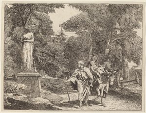Avsnittet av Falling Idol av Giovanni Domenico Tiepolo