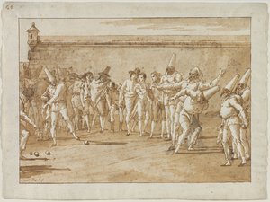 The Game of Bowls av Giovanni Domenico Tiepolo