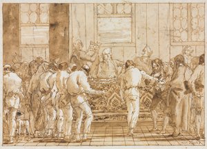 Försöket av Giovanni Domenico Tiepolo