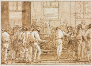 Rättegången, 1790-talet. av Giovanni Domenico Tiepolo