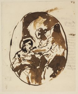 Ett helgons gemenskap av Giovanni Domenico Tiepolo