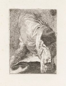 Turk sett bakifrån, från Raccolta di Teste (Samling av huvuden) av Giovanni Domenico Tiepolo