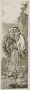 Två gamla män av Giovanni Domenico Tiepolo