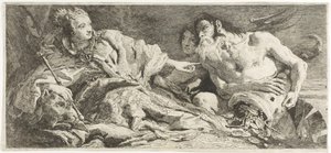 Venedig tar emot Neptunus hyllning av Giovanni Domenico Tiepolo