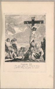 Via crucis - Station XII, Korsfästelsen av Giovanni Domenico Tiepolo