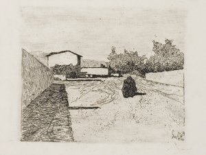En gata av Giovanni Fattori