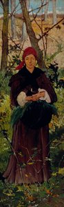 Etruskisk kvinna, ca 1865 (olja på pannå) av Giovanni Fattori