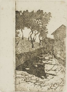 Den svarta hunden av Giovanni Fattori