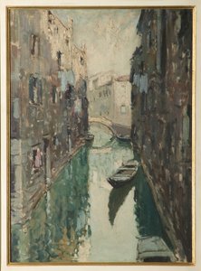 Venetianska kanalen (oljemålning)