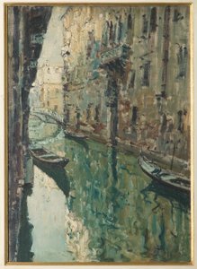 Venetianska kanalen (oljemålning)