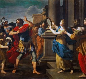 Barock: Jeftas dotter av Romanelli, Giovanni Francesco (1610-1662)