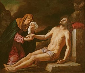 Jesus sörjdes av jungfrun