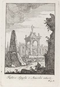 Påkostade Aguglie och gamla mausoleer av Giovanni Francesco Costa