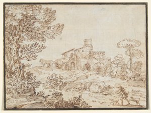 Termi de Caracalla (Caracallas bad) av Giovanni Francesco Grimaldi