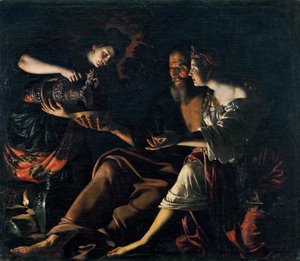 Lot och hans döttrar, 1617.