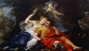 Rinald och Armida, målning av Giovan Gioseffo dal Sole