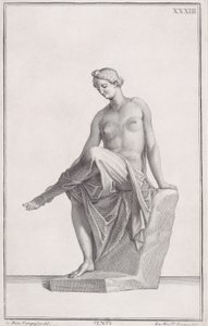 Staty av Venus, 1734. av Giovanni Girolamo Frezza