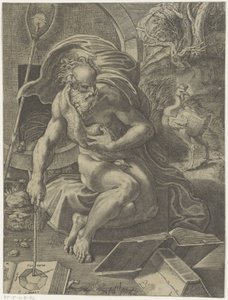 Diogenes av Giovanni Jacopo Caraglio (attributed to)