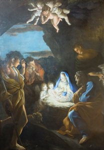 Nativity av Giovanni Lanfranco