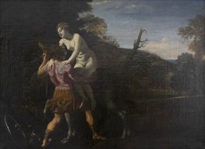 Roger befriar Angelica, ca 1616 (olja på duk) av Giovanni Lanfranco