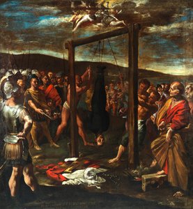 The Martyrdom of Saint Joseph the Presbyter, ca 1640-1645. av Giovanni Lanfranco