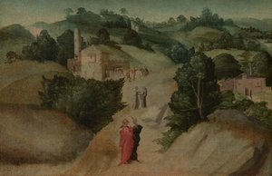 Scener ur en legend, troligen ca 1515-1520 (olja på duk) av Giovanni Larciani