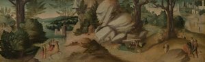 Scener ur en legend, troligen ca 1515-1520 (olja på duk) av Giovanni Larciani