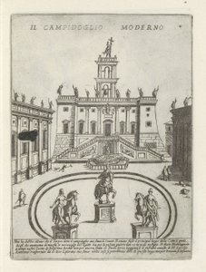 Capitool i Rom The modern Capitol (titel på objekt) Moderna och antika monumenten och byggnadsverk i Rom (serietitel) Utsmyckningar av antika och moderna byggnader i Alma-staden Rom (serietitel)