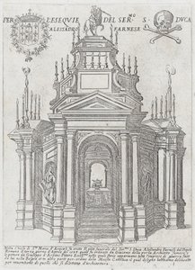 Katafal för hertig Alessandro Farnese, 1593