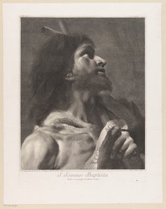 Sankt Johannes Döparen S. Joannes Baptista (titel på objekt) av Giovanni Marco Pitteri