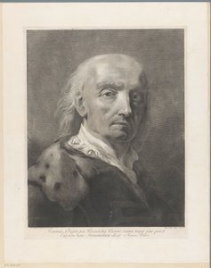 Porträtt av konstnären Giovanni Battista Piazzetta av Giovanni Marco Pitteri
