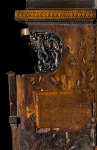 Lignaean Canonical Choir, inlagd av Giovanni Maria Platina 1484, höger sidoinlägg av Giovanni Maria Platina
